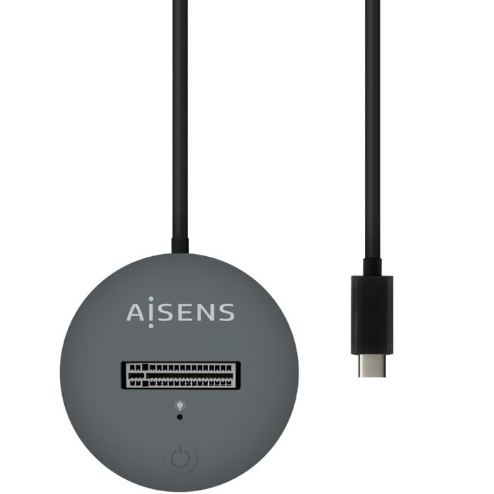 Aisens Dock USB-C para SSD M.2 SATA/NVMe ASUC-M2D014-GR Gris